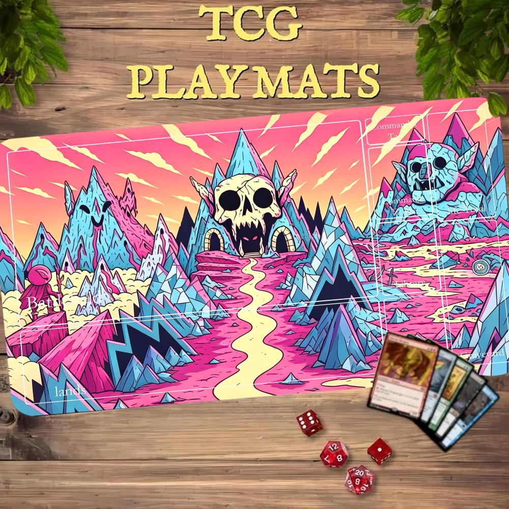 Door Mat Blank - بساط لعب TCG بتصميم جبل جمجمة