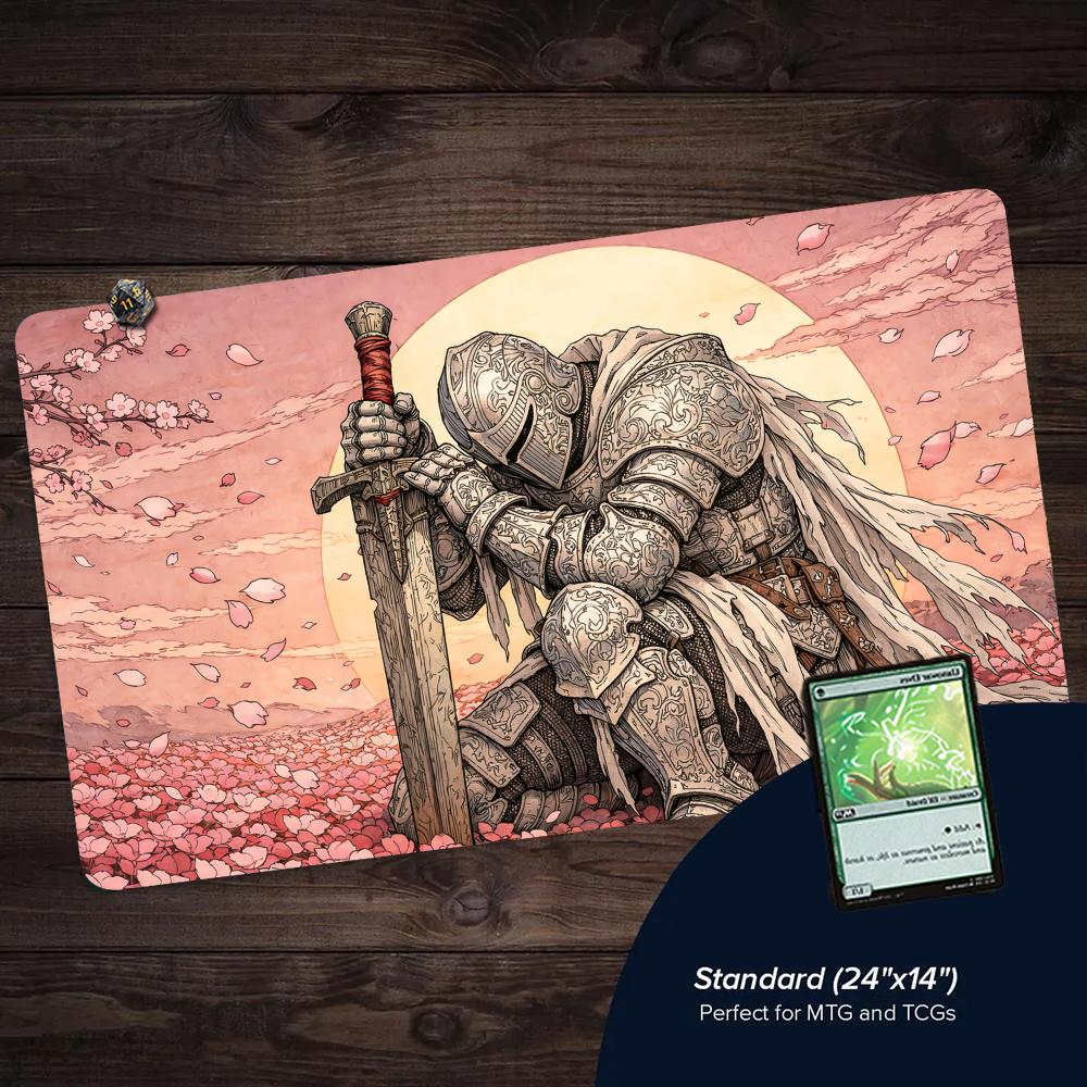 Door Mat Blank - بساط لعب TCG بتصميم الفارس الساحر