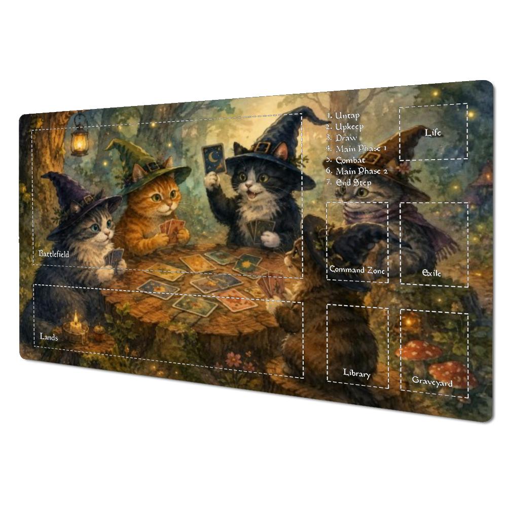 بساط لعب كبير TCG بتصميم قطط ا - مراجعة Door Mat Blank وسعره