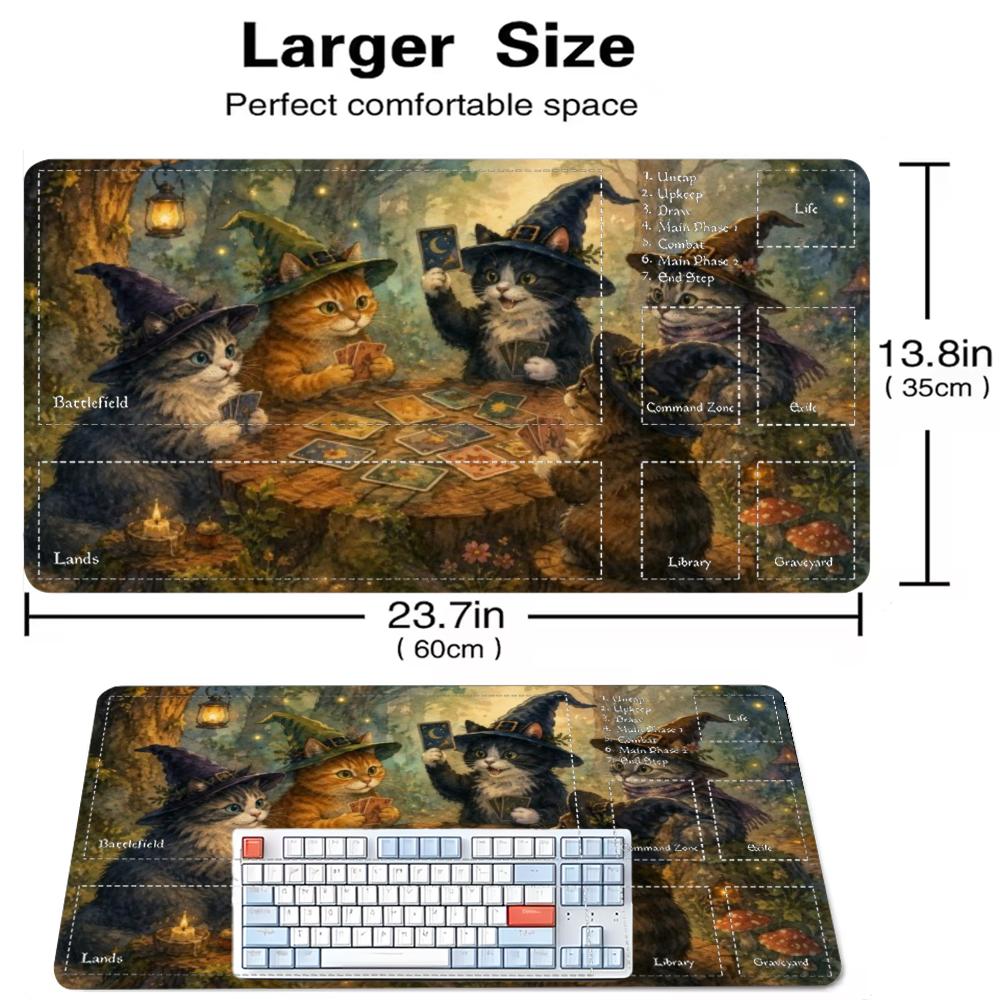 بساط لعب كبير TCG بتصميم قطط ا - مراجعة Door Mat Blank وسعره