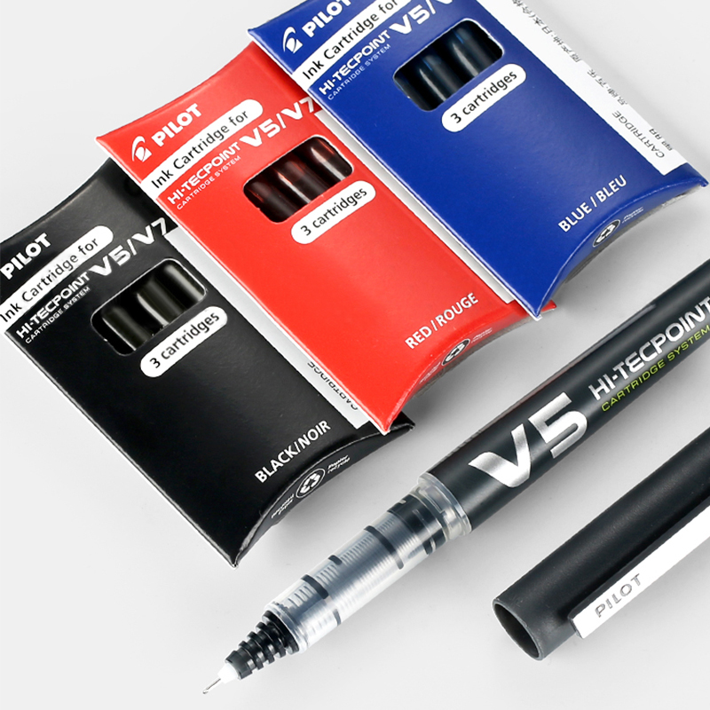 الطيار IC-50 خرطوشة الحبر المت - مراجعة Pilot Pen V5 وسعره