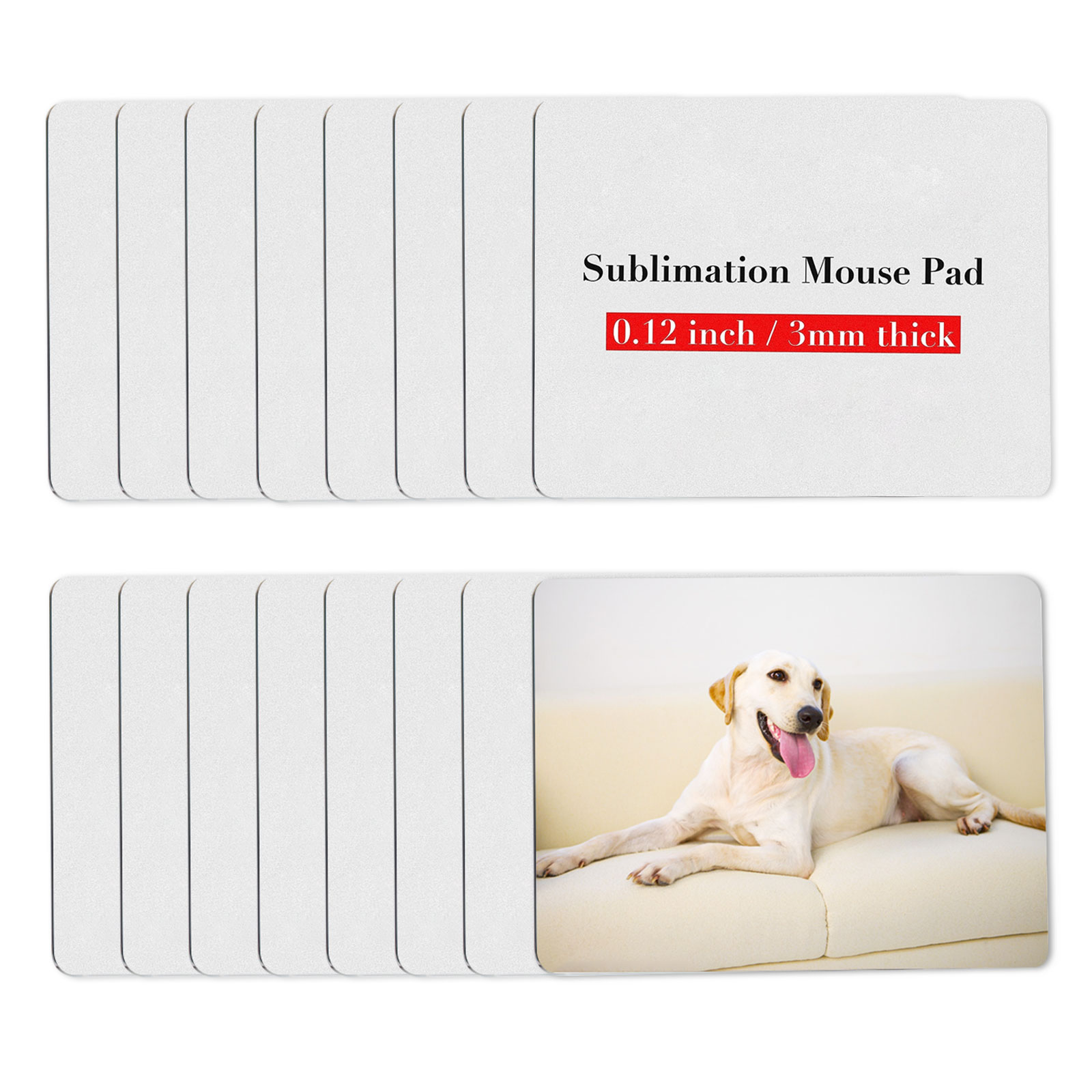 8 قطعة لوحة ماوس التسامي لوحة  - مراجعة Mouse Pad Blank Sublimation وسعره