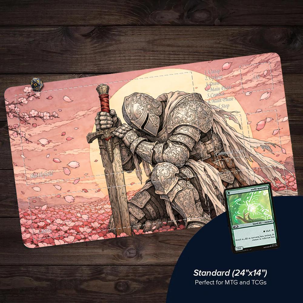بساط لعب TCG بتصميم الفارس الس - مراجعة Door Mat Blank وسعره