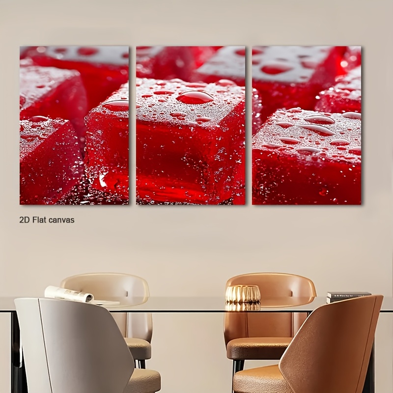 3 قطع من لوحات الجدار المربعة  - مراجعة Canvas Wrap Ready وسعره